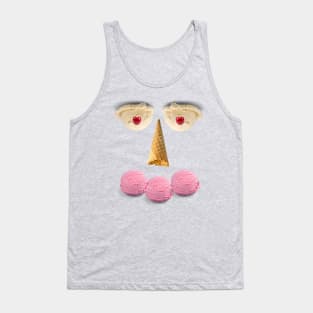 Ice cream face Tank Top